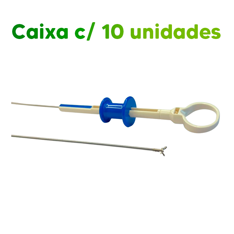 Cx c/ 10 unids - Pinça de Biópsia Concha Oval Descartável