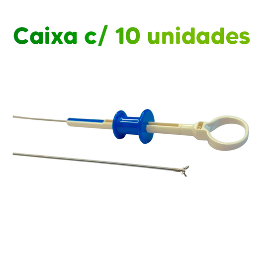 Cx c/ 10 unids - Pinça de Biópsia Concha Oval Descartável