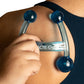 Massageador Manual com 4 esferas azul